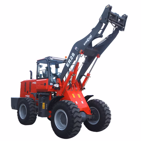 Everun Er28 2.8ton Mini Articulated Wheel Loader with The Advantage of Good Quality